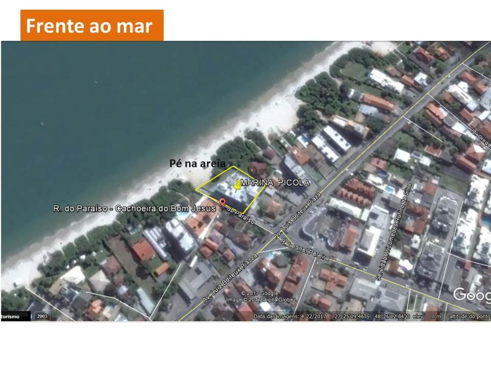 Maravilhoso Apartamento Beira-Mar Praia Da Cachoeira Флорианополис Экстерьер фото