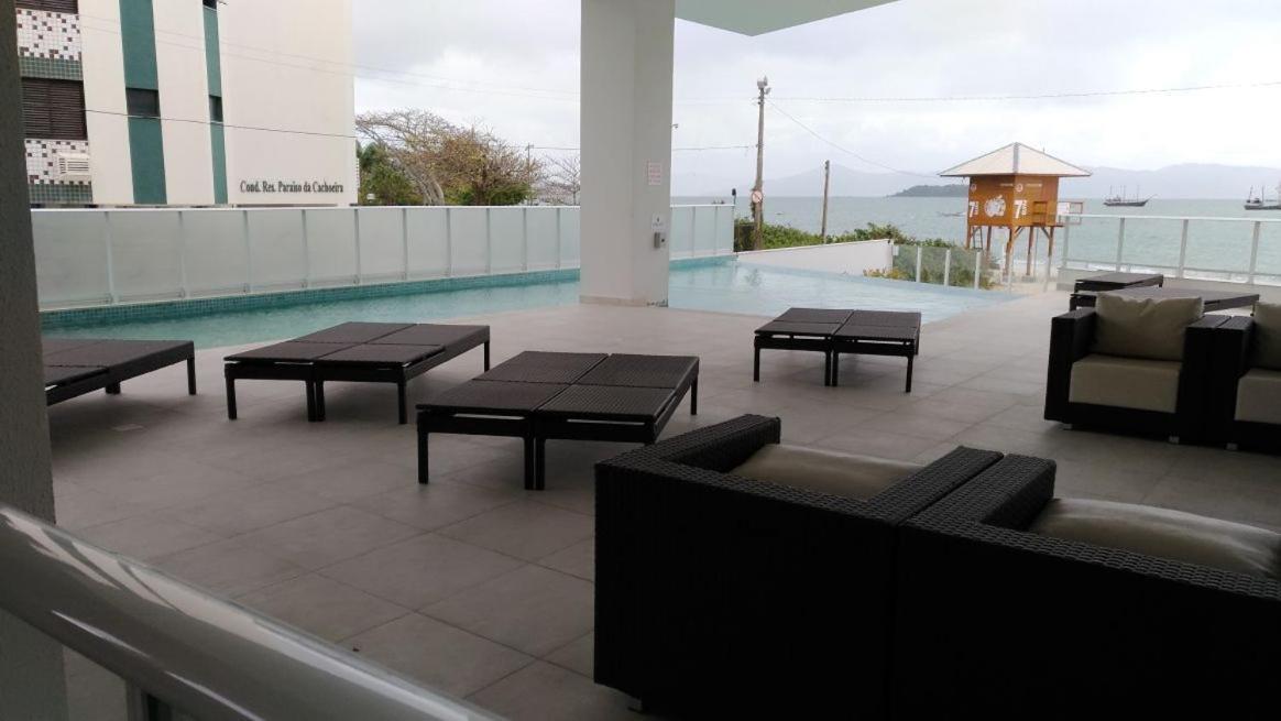 Maravilhoso Apartamento Beira-Mar Praia Da Cachoeira Флорианополис Экстерьер фото